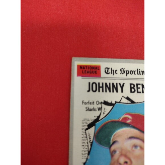 JOHNNY BENCH - 1970 Topps Card # 464 - Sporting News All-Star Cincinnati Reds - Picture 3 of 11